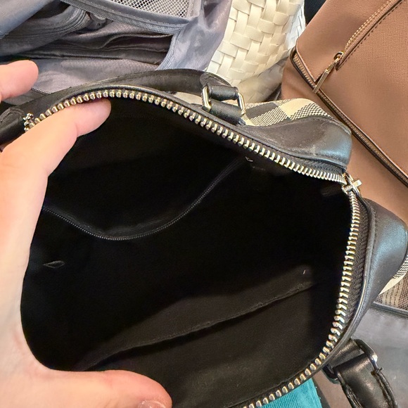 Authentic Coach black and white plaid bag - Picture 2 of 3